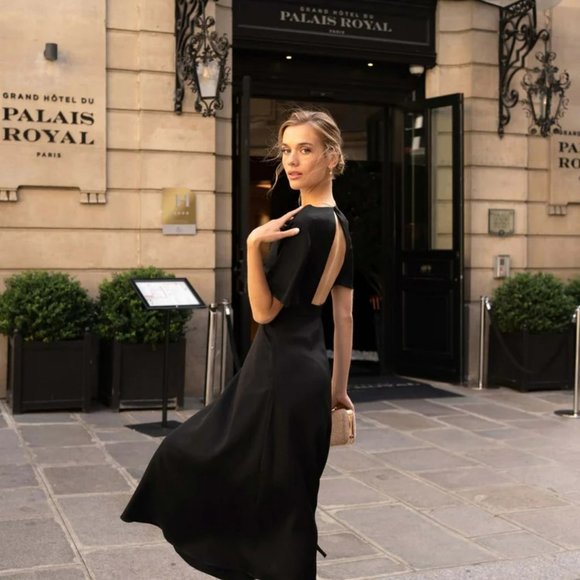 Gaåla Paris Coralie Evening Dress Black